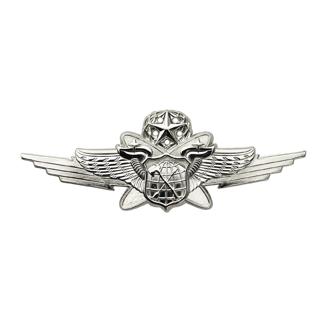 Air Force Badge: Master Multi Domain Warfare Officer - mid-size - Hooyah Woodworks LLC