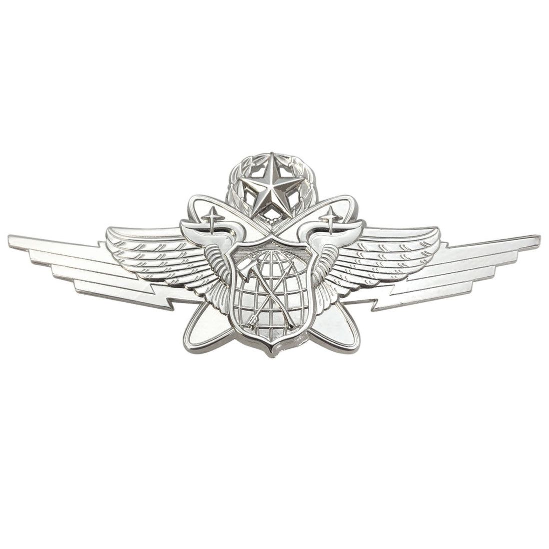 Air Force Badge: Master Multi Domain Warfare Officer - regulation size - Hooyah Woodworks LLC