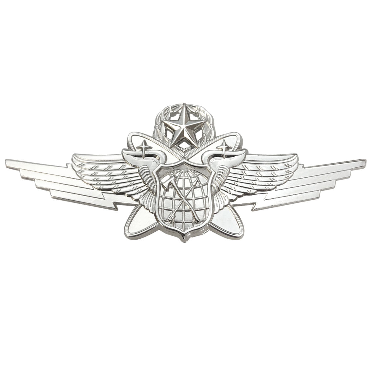 Air Force Badge: Master Multi Domain Warfare Officer - regulation size - Hooyah Woodworks LLC