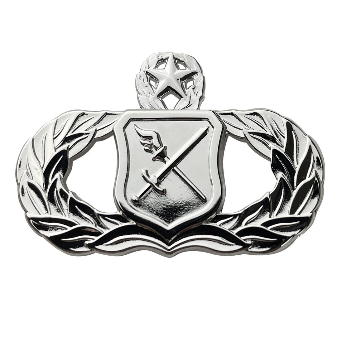 Air Force Badge: Master Operations Research Analyst - regulation size - Hooyah Woodworks LLC