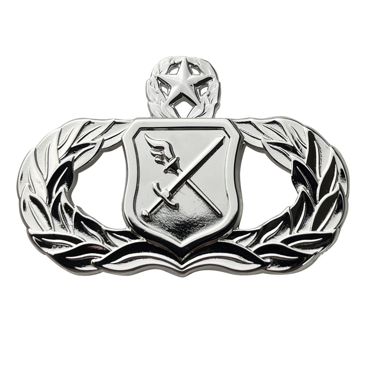 Air Force Badge: Master Operations Research Analyst - regulation size - Hooyah Woodworks LLC