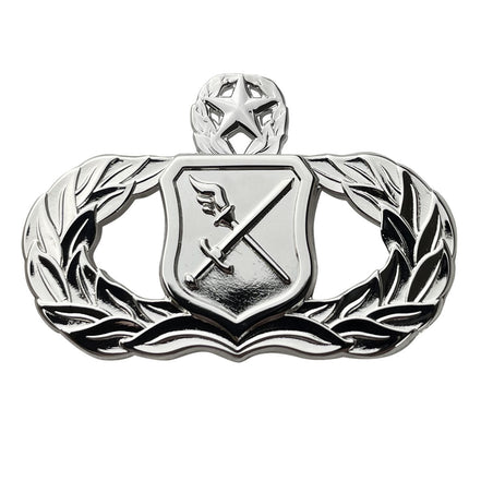 Air Force Badge: Master Operations Research Analyst - regulation size - Hooyah Woodworks LLC