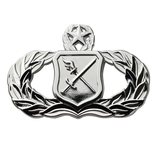 Air Force Badge: Master Operations Research Analyst - regulation size - Hooyah Woodworks LLC