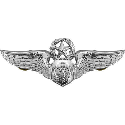 Air Force Badge: Officer Aircrew: Master - regulation size - Hooyah Woodworks LLC