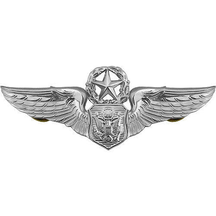 Air Force Badge: Officer Aircrew: Master - regulation size - Hooyah Woodworks LLC