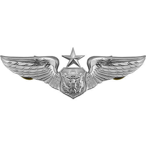 Air Force Badge: Officer Aircrew: Senior - regulation size - Hooyah Woodworks LLC