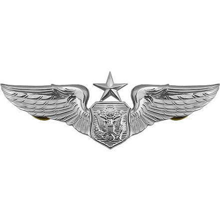 Air Force Badge: Officer Aircrew: Senior - regulation size - Hooyah Woodworks LLC