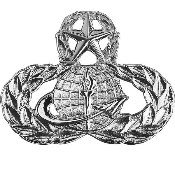Air Force Badge: Officer Force Support: Master - midsize - Hooyah Woodworks LLC