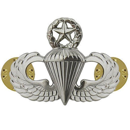Air Force Badge: Parachutist: Master - midsize - Hooyah Woodworks LLC