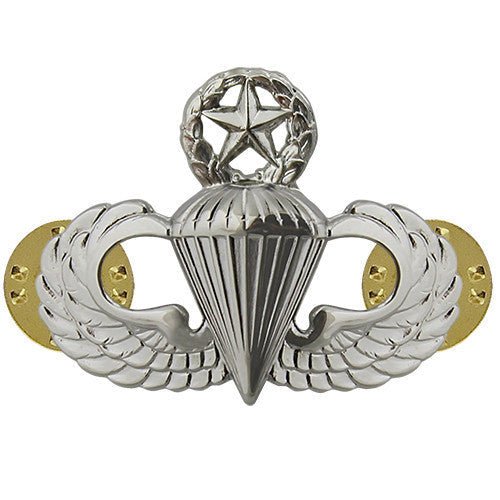 Air Force Badge: Parachutist: Master - midsize - Hooyah Woodworks LLC
