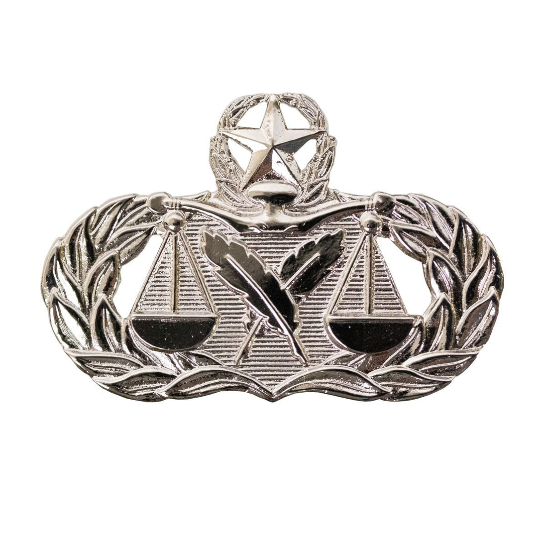 Air Force Badge: Paralegal: Master - regulation size - Hooyah Woodworks LLC