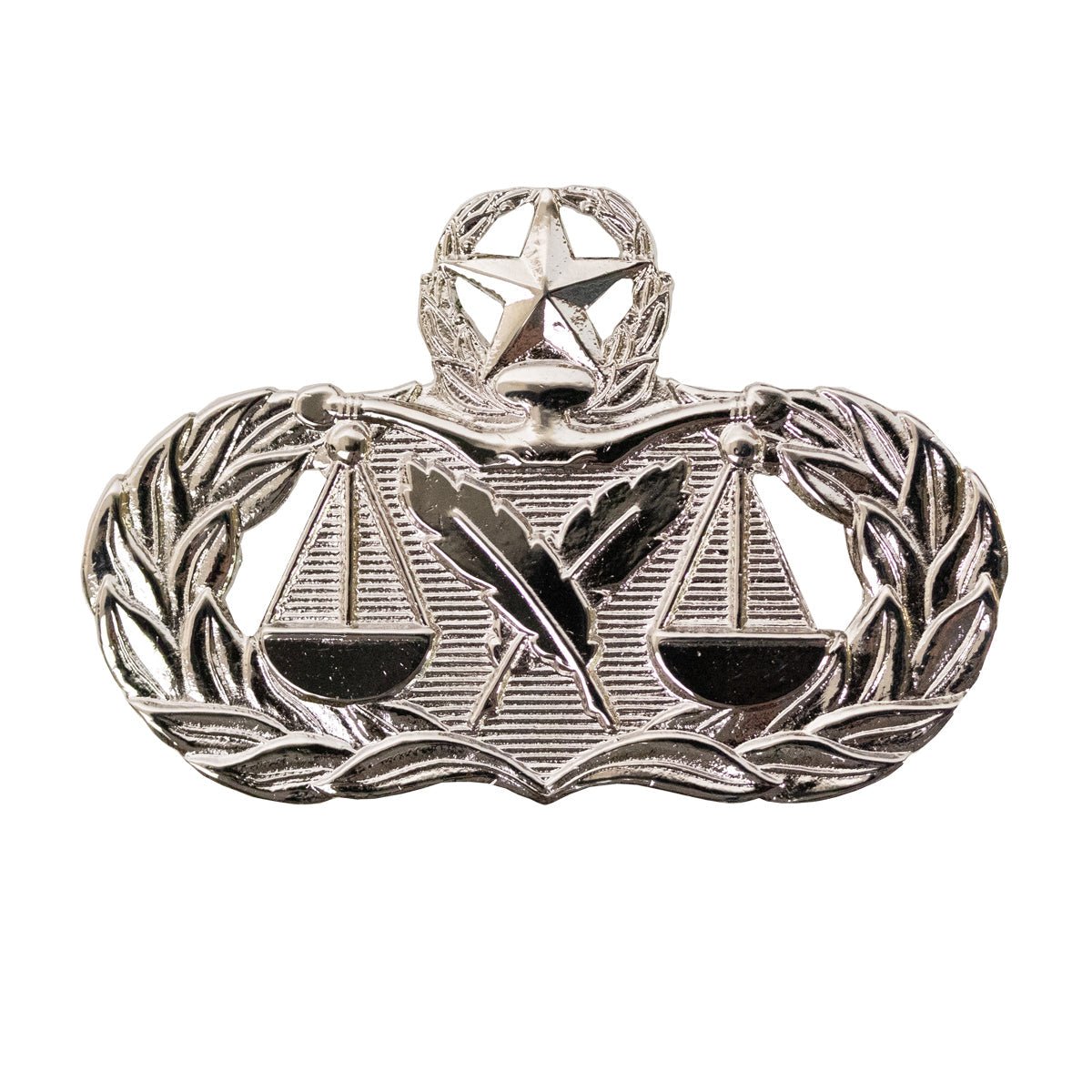 Air Force Badge: Paralegal: Master - regulation size - Hooyah Woodworks LLC