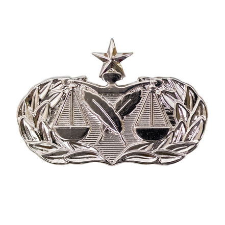 Air Force Badge: Paralegal: Senior - midsize - Hooyah Woodworks LLC