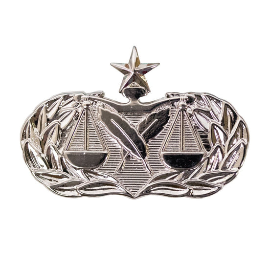 Air Force Badge: Paralegal: Senior - midsize - Hooyah Woodworks LLC