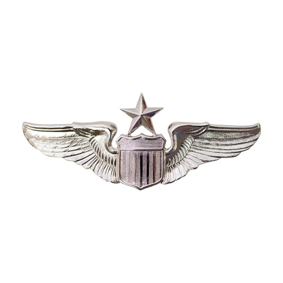 Air Force Badge: Pilot: Senior - regulation size - Hooyah Woodworks LLC