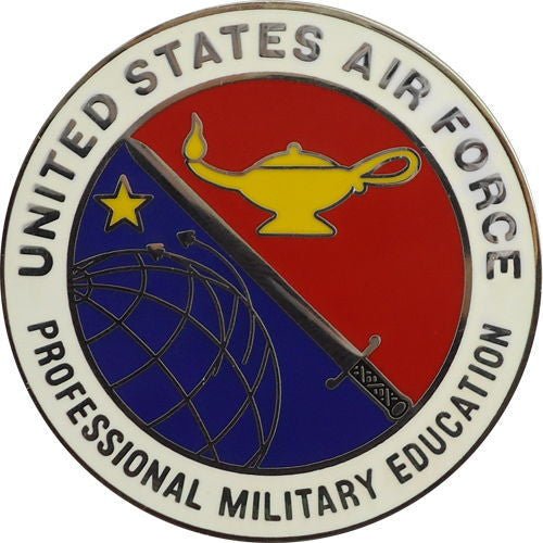 Air Force Badge: Professional Military Education - Hooyah Woodworks LLC