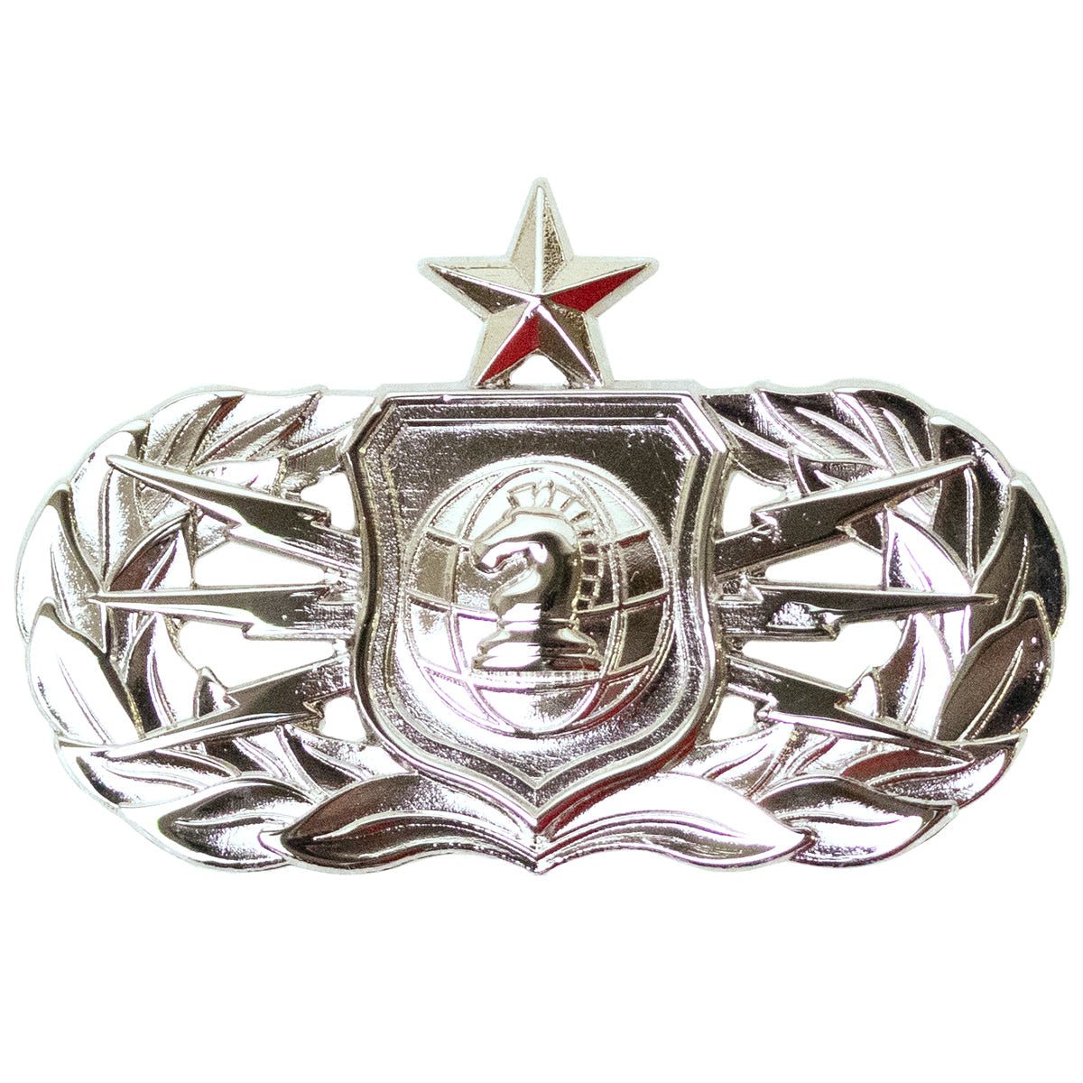 Air Force Badge: Senior Information Operations Officer- midsize - Hooyah Woodworks LLC
