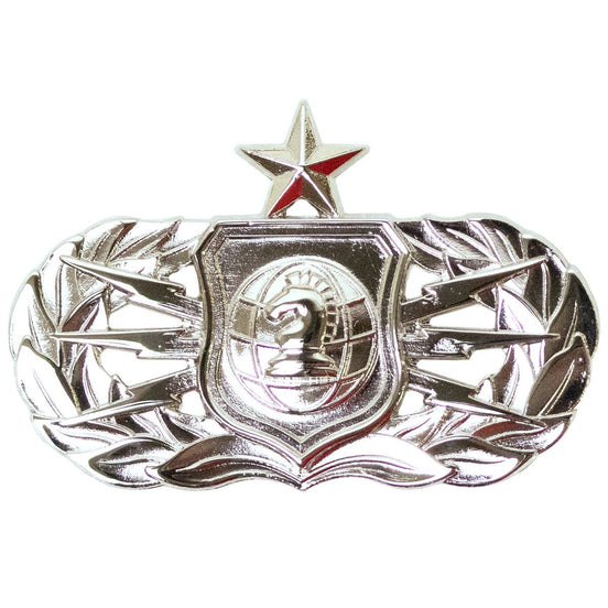 Air Force Badge: Senior Information Operations Officer - regulation size - Hooyah Woodworks LLC