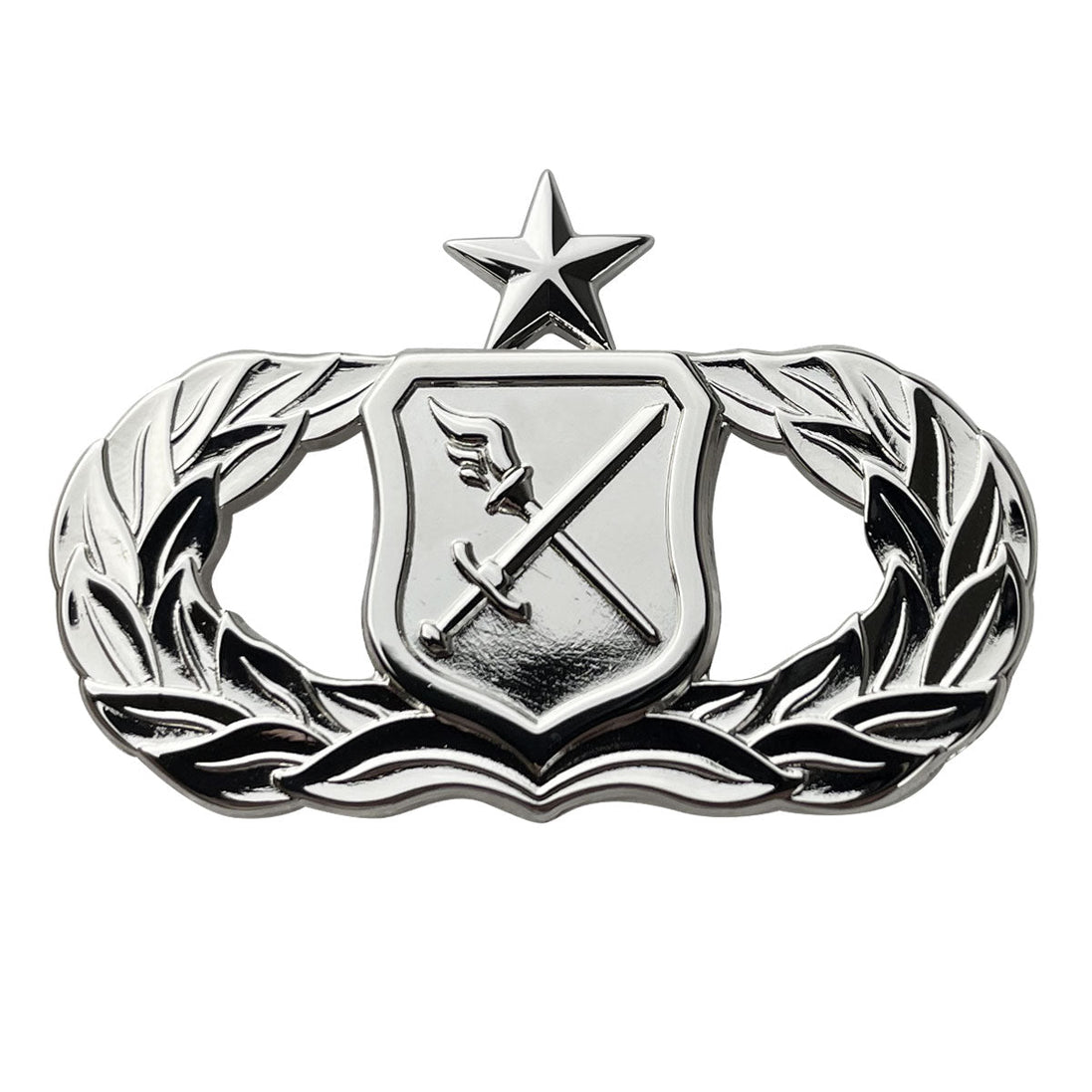Air Force Badge: Senior Operations Research Analyst - regulation size - Hooyah Woodworks LLC