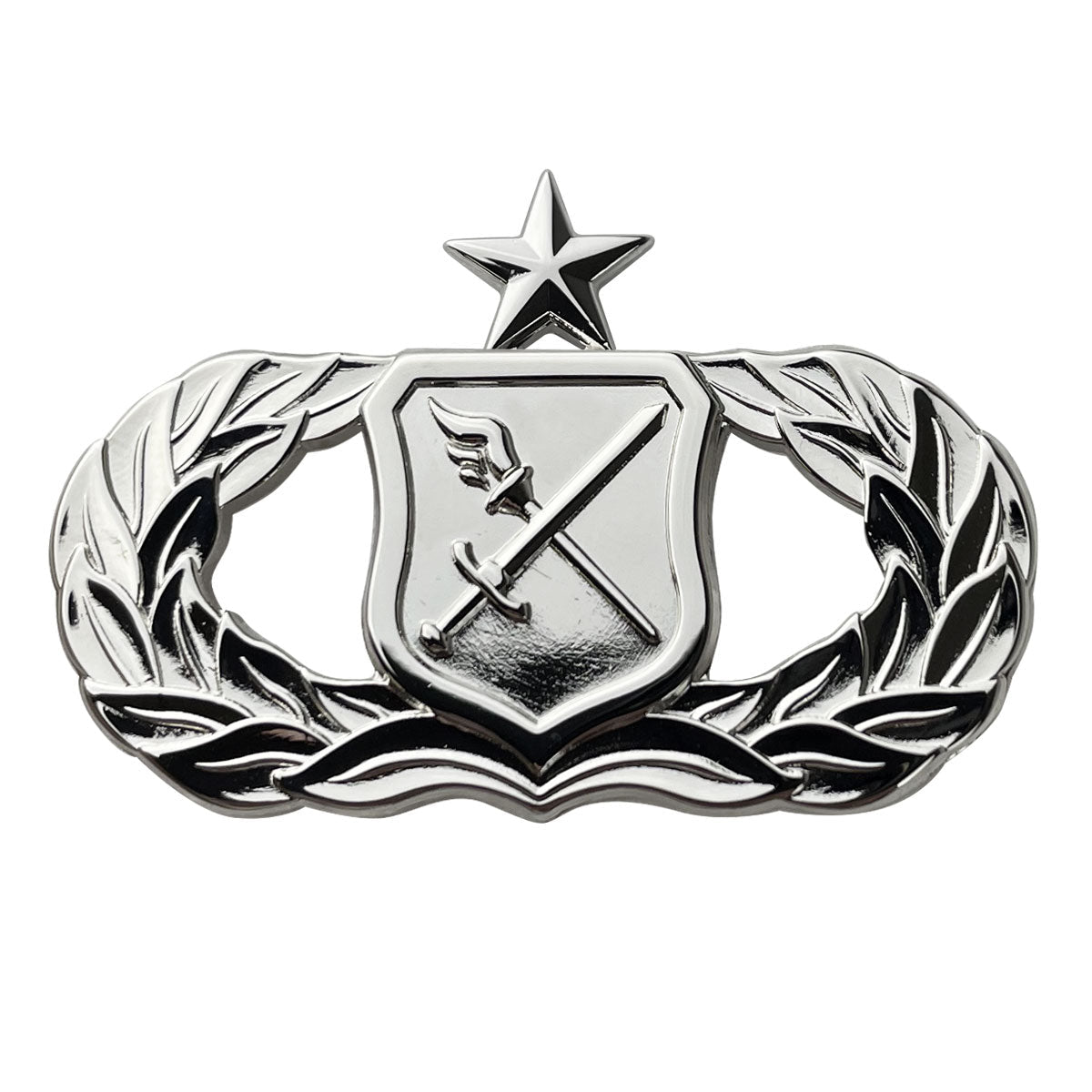 Air Force Badge: Senior Operations Research Analyst - regulation size - Hooyah Woodworks LLC