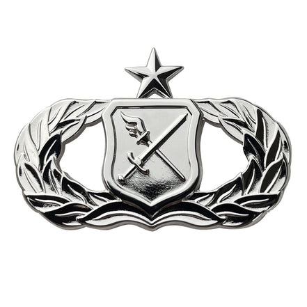 Air Force Badge: Senior Operations Research Analyst - regulation size - Hooyah Woodworks LLC