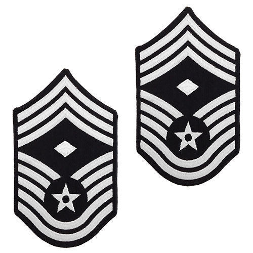 Air Force Chevron: Chief Master Sergeant: 1st Sgt - large color - Hooyah Woodworks LLC