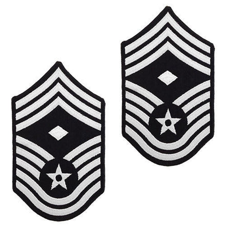 Air Force Chevron: Chief Master Sergeant: 1st Sgt - large color - Hooyah Woodworks LLC