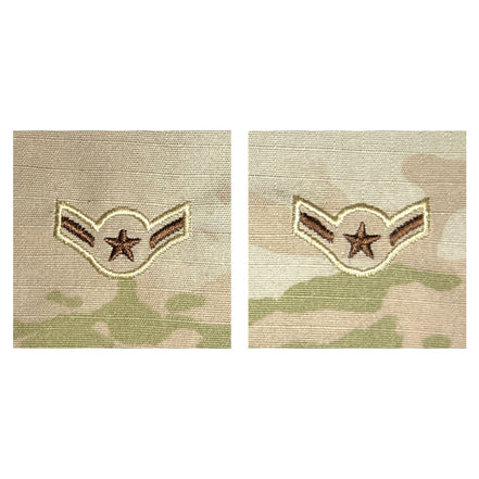 Air Force Embroidered Rank: Airman - OCP sew on - Hooyah Woodworks LLC