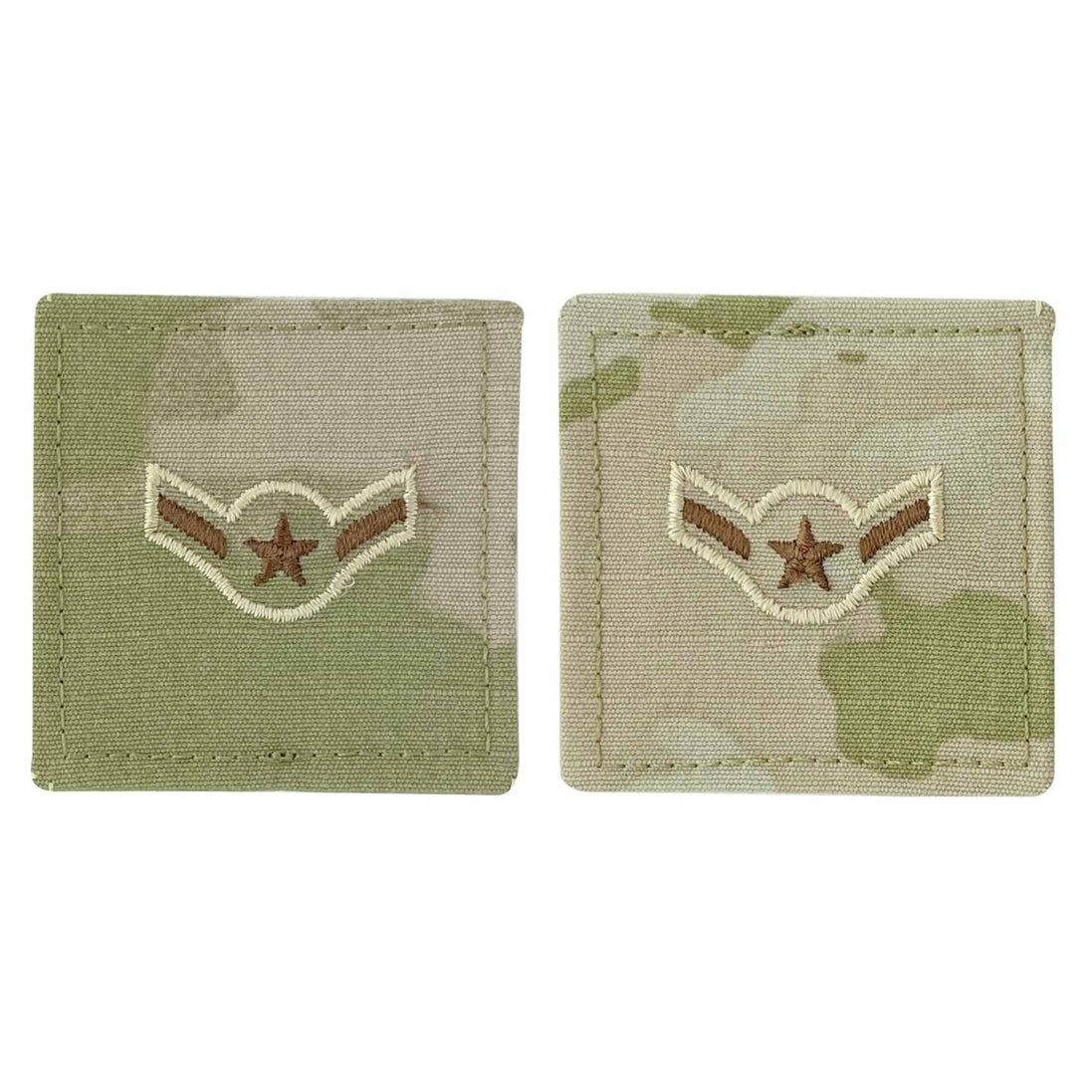 Air Force Embroidered Rank: Airman - OCP with hook - Hooyah Woodworks LLC