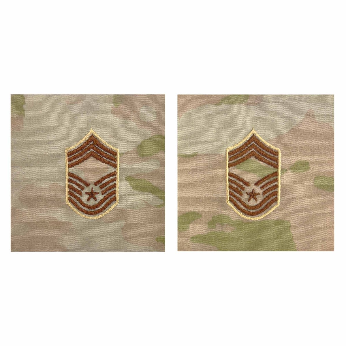 Air Force Embroidered Rank: Chief Master Sergeant - OCP Sew on - Hooyah Woodworks LLC