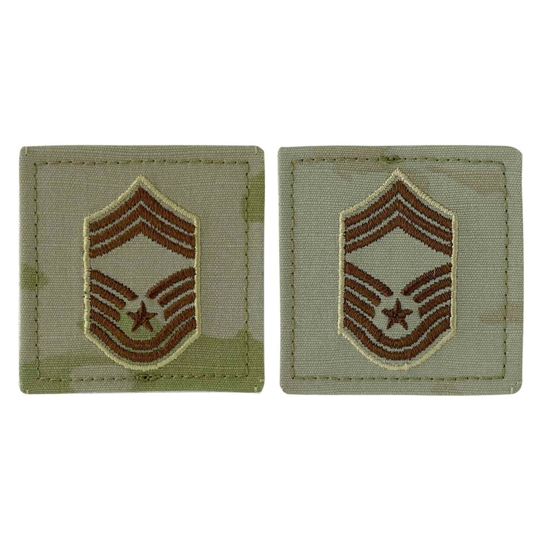 Air Force Embroidered Rank: Chief Master Sergeant - OCP with hook - Hooyah Woodworks LLC