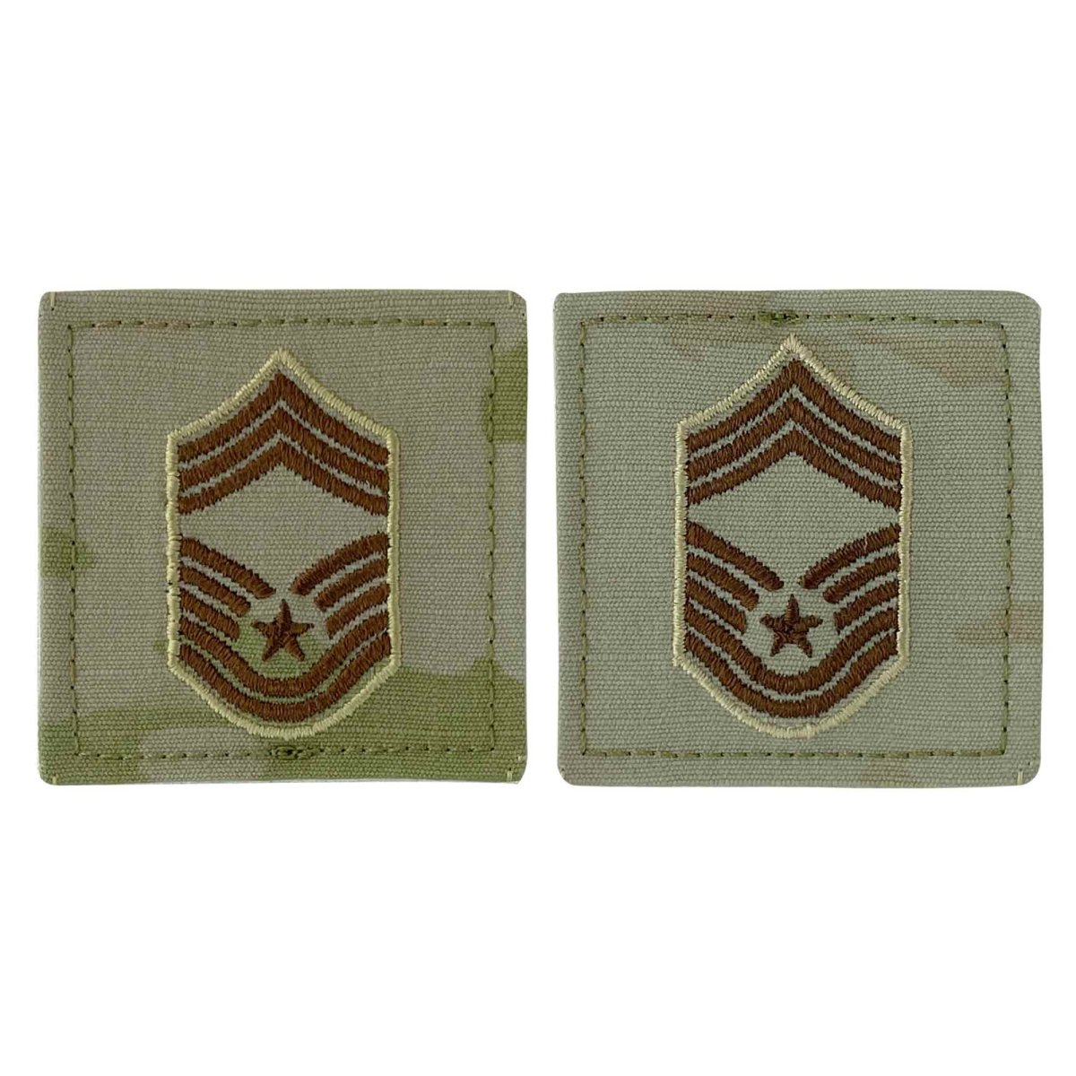 Air Force Embroidered Rank: Chief Master Sergeant - OCP with hook - Hooyah Woodworks LLC