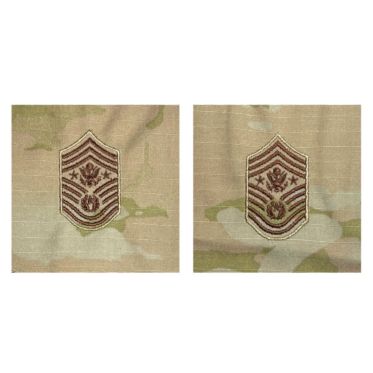 Air Force Embroidered Rank: Chief Master Sergeant of the Air Force - OCP Sew on - Hooyah Woodworks LLC
