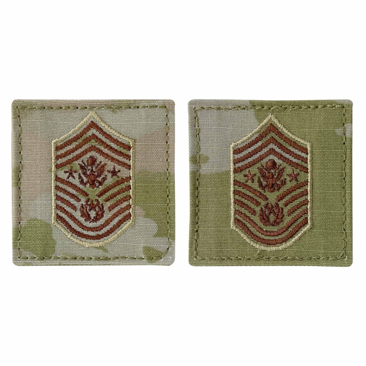 Air Force Embroidered Rank: Chief Master Sergeant of the Air Force - OCP with hook - Hooyah Woodworks LLC
