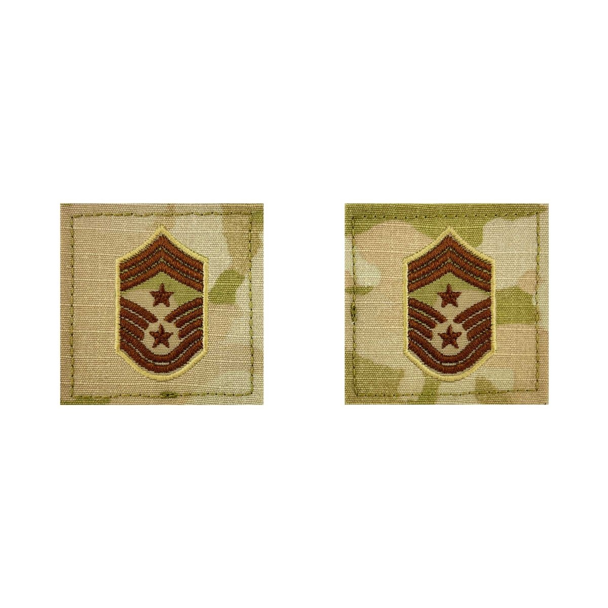 Air Force Embroidered Rank: Command Chief Master Sergeant - OCP with hook - Hooyah Woodworks LLC