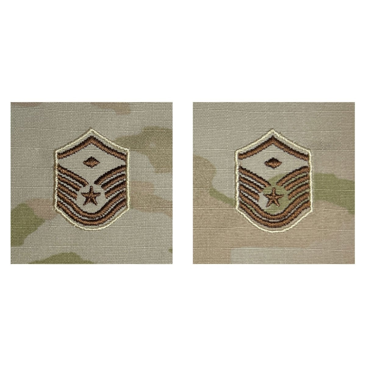 Air Force Embroidered Rank: Master Sergeant with Diamond - OCP Sew on - Hooyah Woodworks LLC