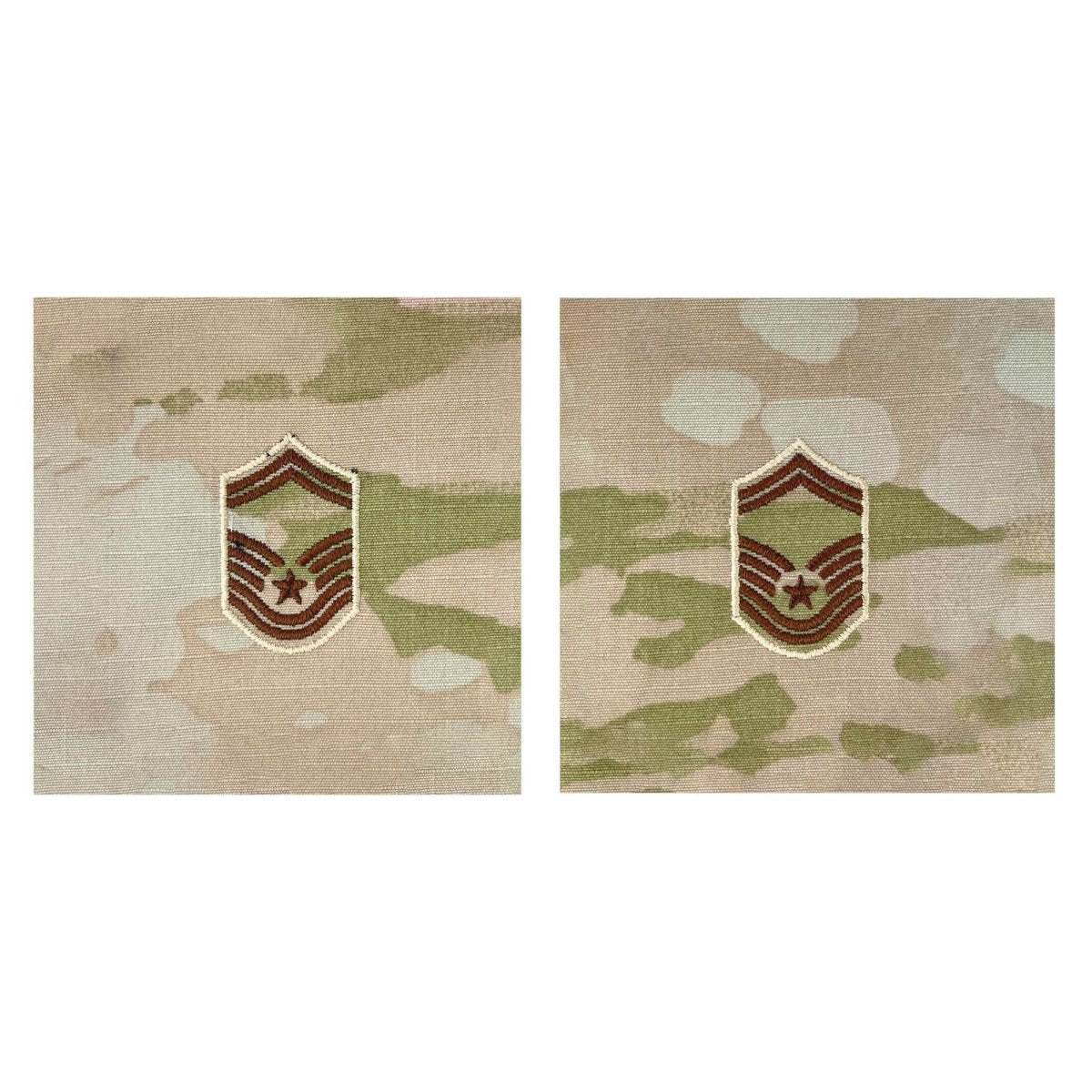 Air Force Embroidered Rank: Senior Master Sergeant - OCP Sew on - Hooyah Woodworks LLC