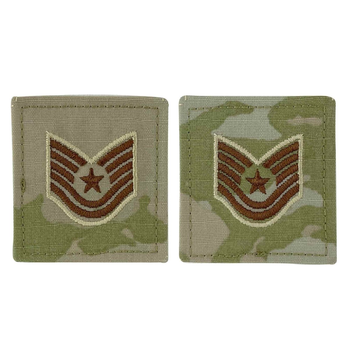 Air Force Embroidered Rank: Technical Sergeant - OCP with hook - Hooyah Woodworks LLC