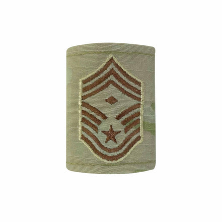 Air Force Gortex Rank: Chief Master Sergeant with Diamond - OCP jacket tab - Hooyah Woodworks LLC
