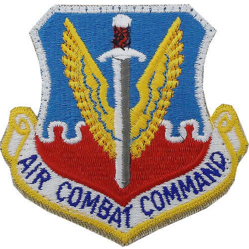 Air Force Patch: Air Combat Command - color - Hooyah Woodworks LLC