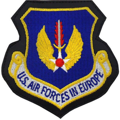 Air Force Patch: Air Force In Europe - leather - Hooyah Woodworks LLC