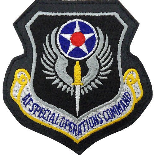 Air Force Patch: Air Force Special Operations - leather - Hooyah Woodworks LLC