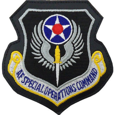 Air Force Patch: Air Force Special Operations - leather - Hooyah Woodworks LLC