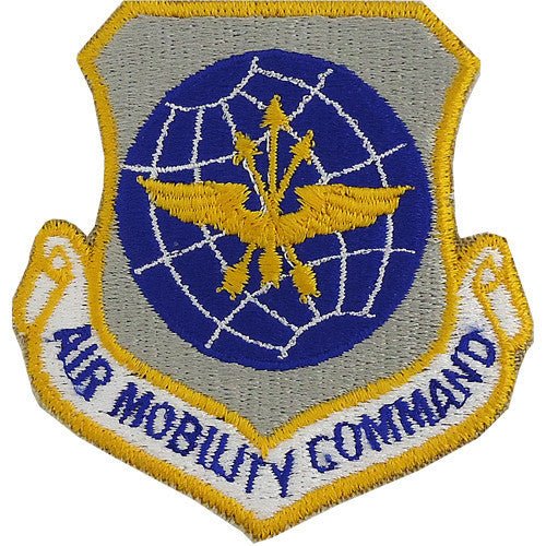 Air Force Patch: Air Mobility Command - color - Hooyah Woodworks LLC