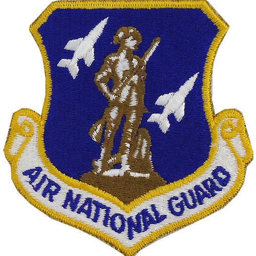 Air Force Patch: Air National Guard - color - Hooyah Woodworks LLC