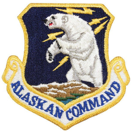 Air Force Patch: Alaskan Command - color - Hooyah Woodworks LLC