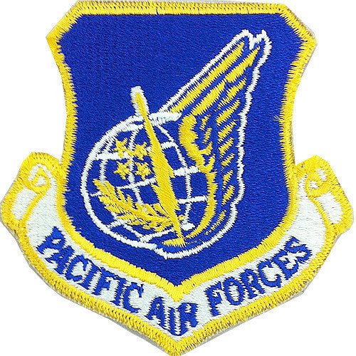 Air Force Patch: Pacific Air Force - color - Hooyah Woodworks LLC