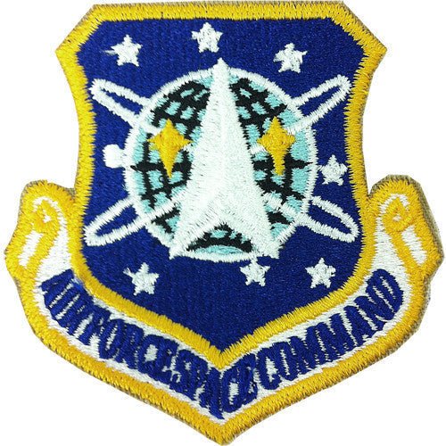 Air Force Patch: Space Command - color - Hooyah Woodworks LLC