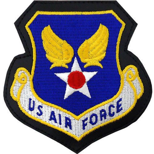 Air Force Patch: U.S. Air Force - leather - Hooyah Woodworks LLC