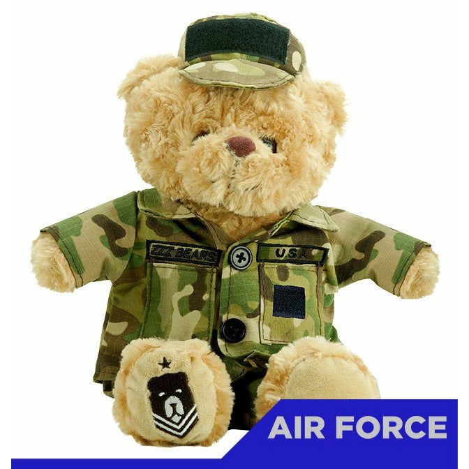 Airman Sleeptight - Air Force Teddy Bear - Hooyah Woodworks LLC
